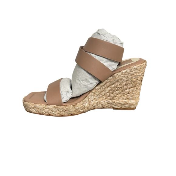 New! Dolce Vita Aldona Crisscross Ankle Strap Espadrille Wedge Sandals - Size 9 - Picture 6 of 11